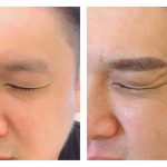 Feng Shui Eyebrow Embroidery for Men in SG - Closeup Comparison